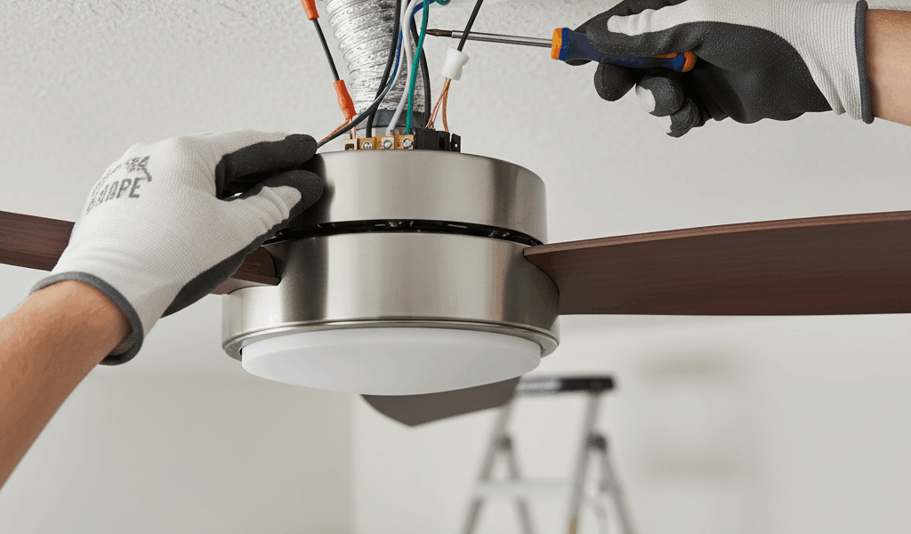 Adding a Ceiling Fan Where You Only Have a Light Fixture