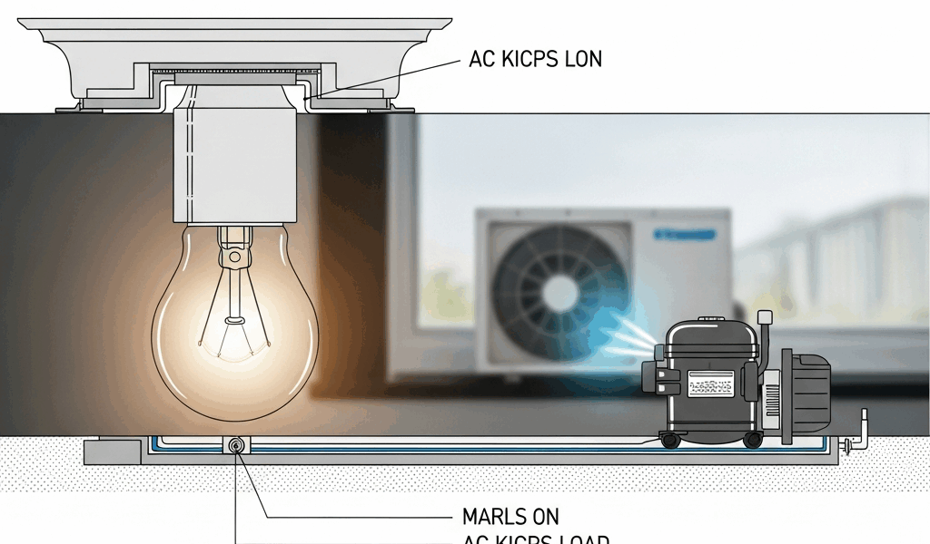 Lights Flickering When AC Turns On How to Fix