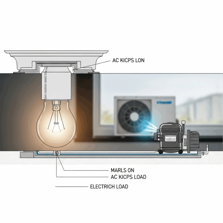 Lights Flickering When AC Turns On How to Fix