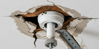 Ceiling Fan Bracket Pulling Through Drywall Fix
